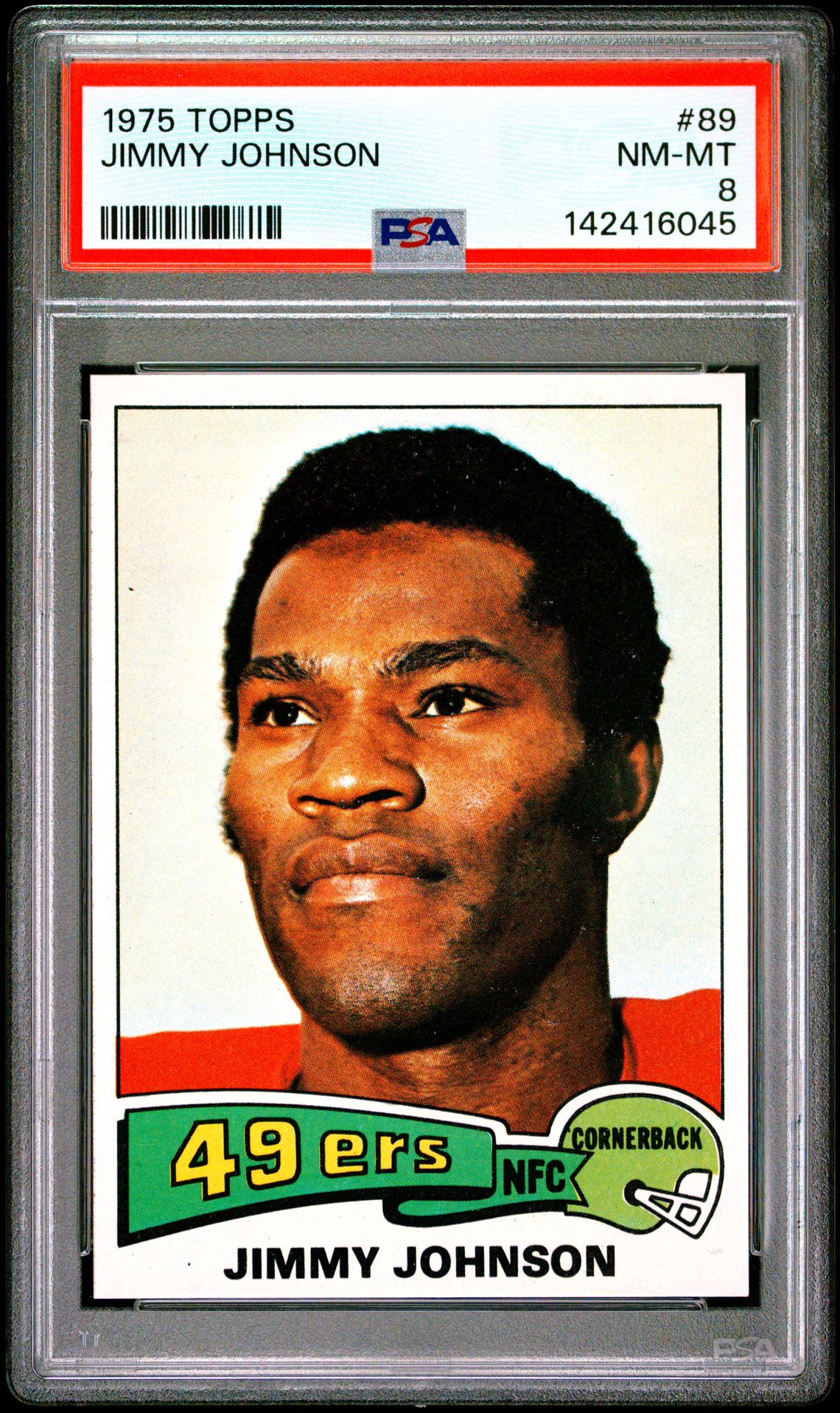 1975 Topps #89 Jimmy Johnson front