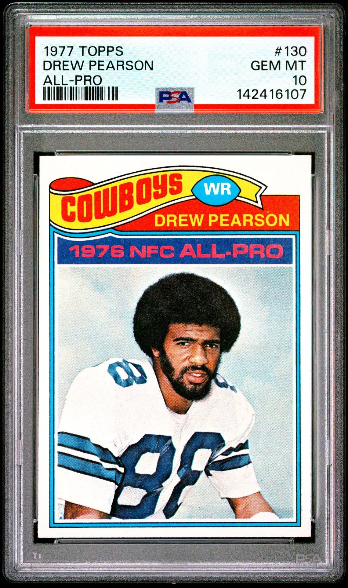 1977 Topps TOPPS ALL-PRO #130 Drew Pearson front