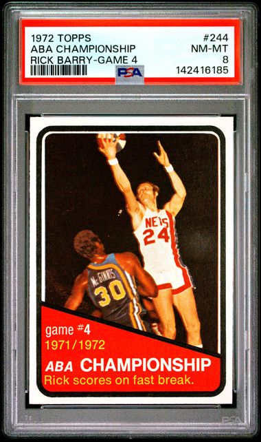 1972 Topps #244 Rick Barry front