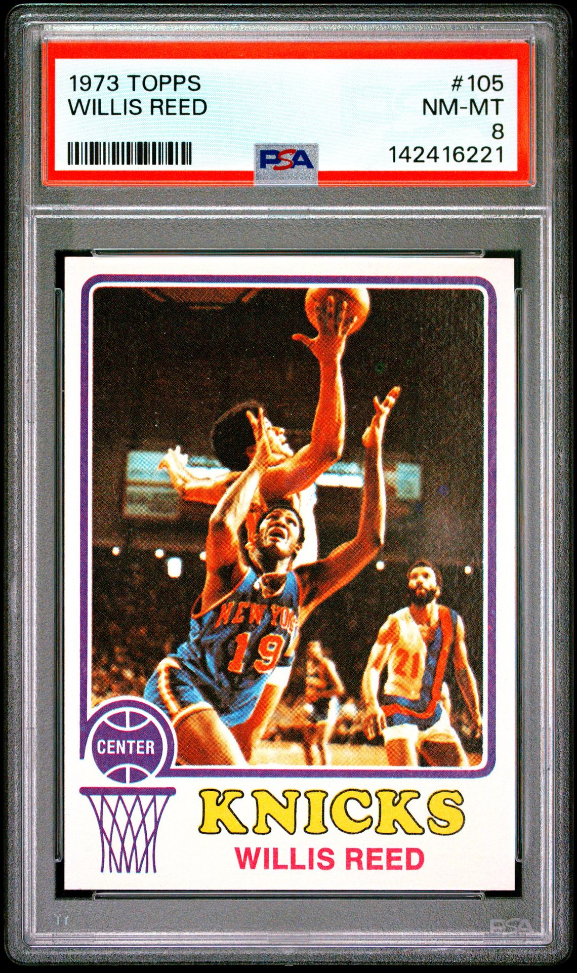 1973 Topps TOPPS #105 Willis Reed front