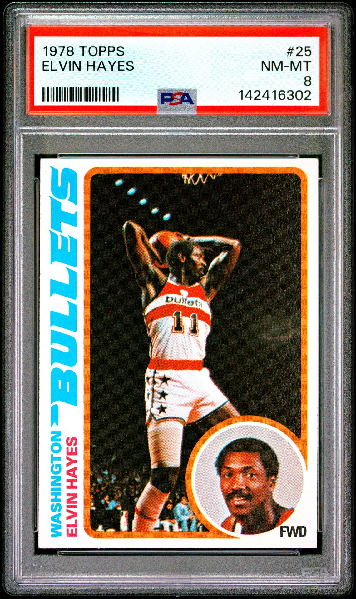 1978 Topps TOPPS #25 Elvin Hayes front