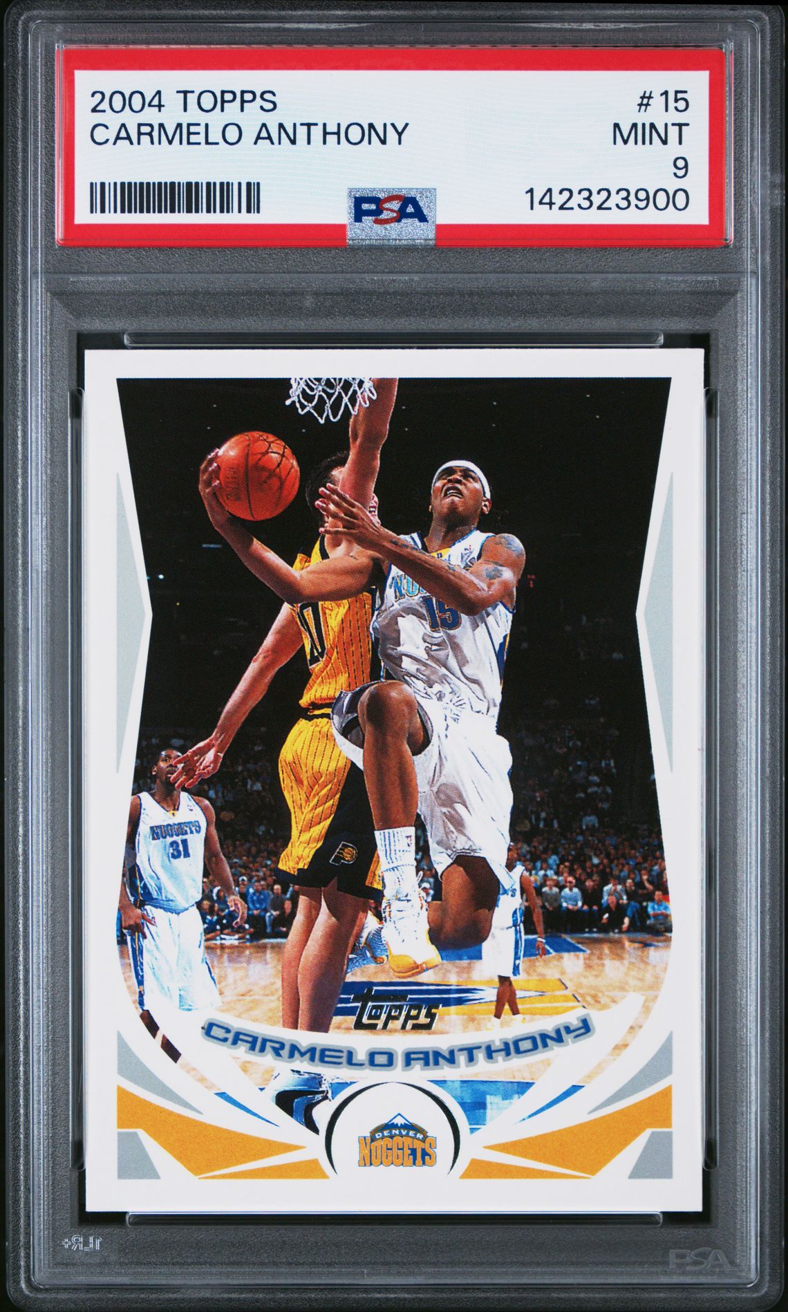 2004 Topps Carmelo Anthony #15 Mint 9 front