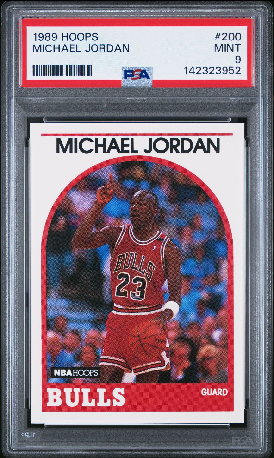 1989 Hoops Michael Jordan #200 Mint 9 front