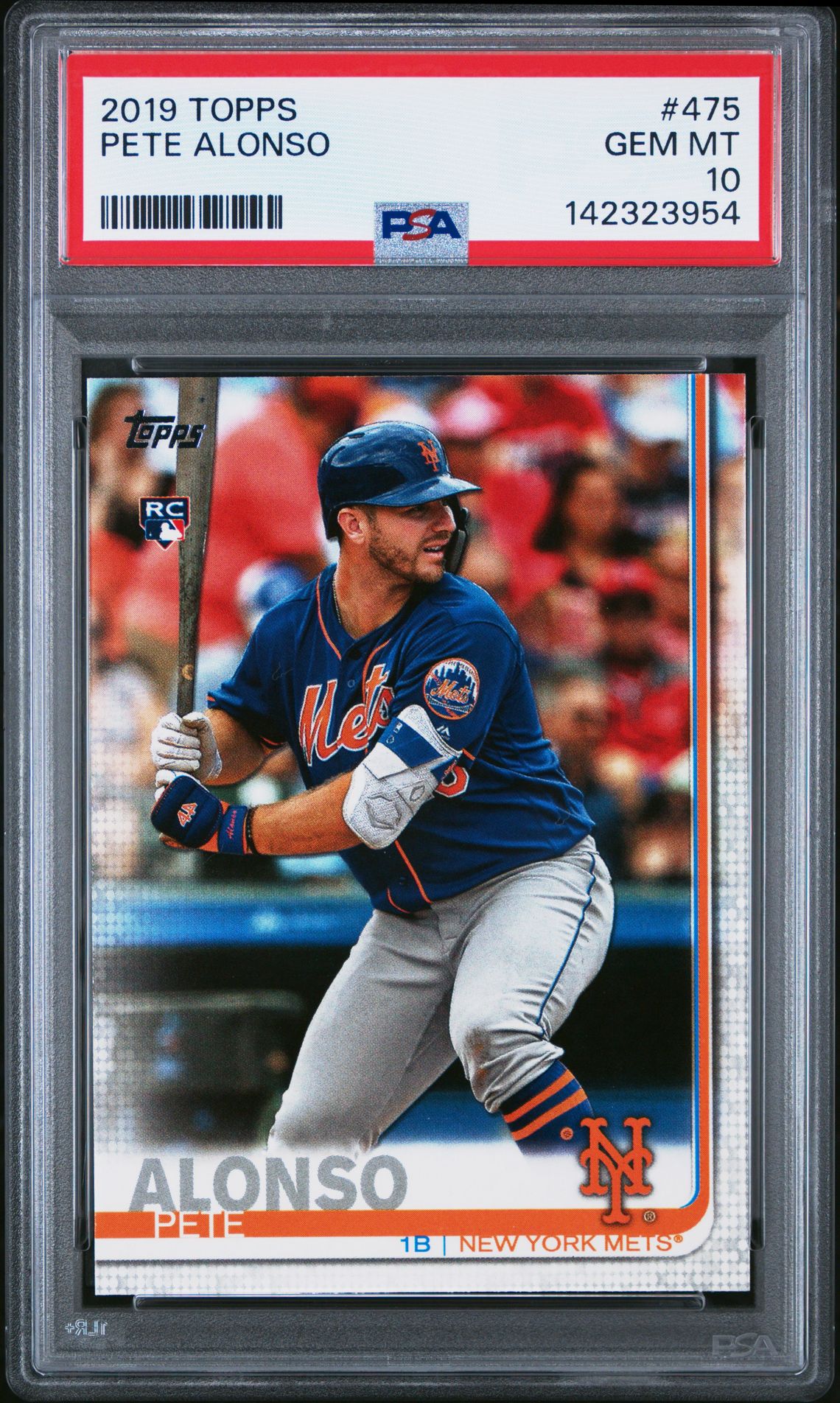 2019 Topps Pete Alonso #475 Gem Mt 10 front