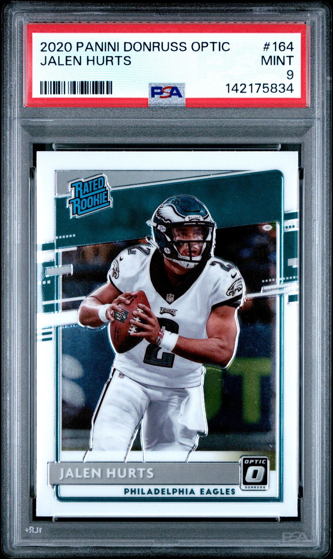 2020 Panini Donruss Optic Jalen Hurts #164 Mint 9 front