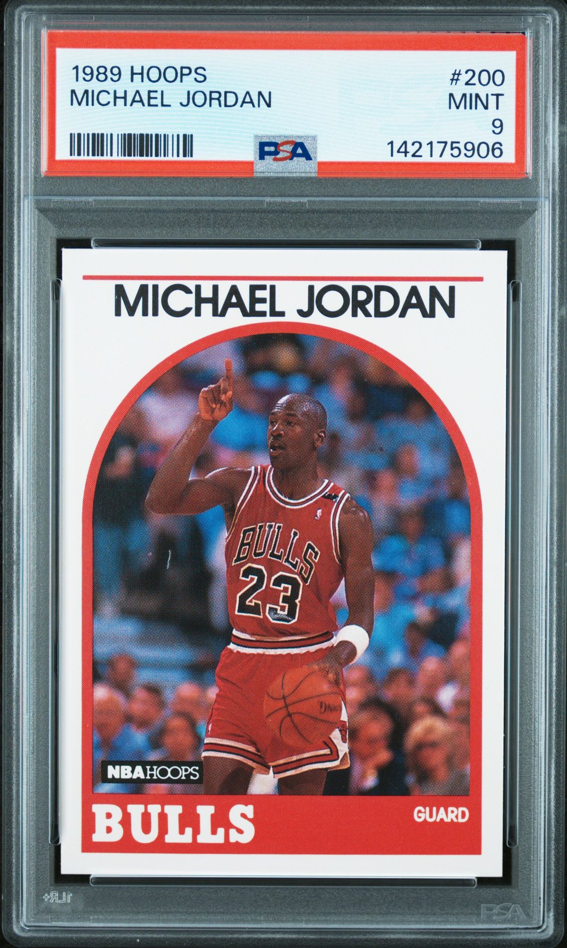 1989 Hoops Michael Jordan #200 Mint 9 front