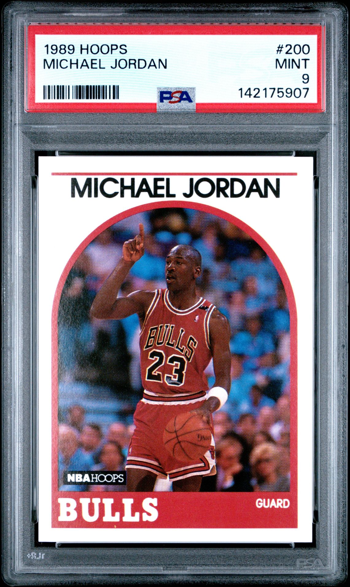 1989 Hoops Michael Jordan #200 Mint 9 front