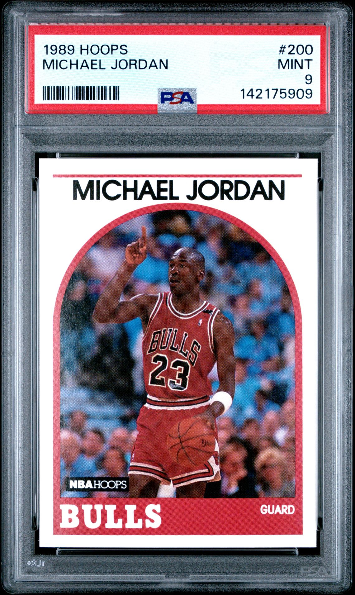 1989 Hoops Michael Jordan #200 Mint 9 front