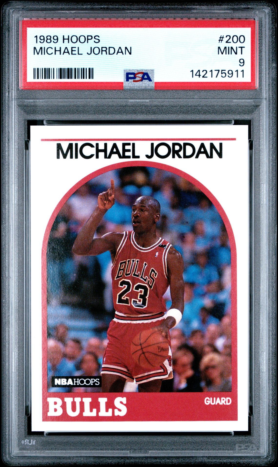 1989 Hoops Michael Jordan #200 Mint 9 front