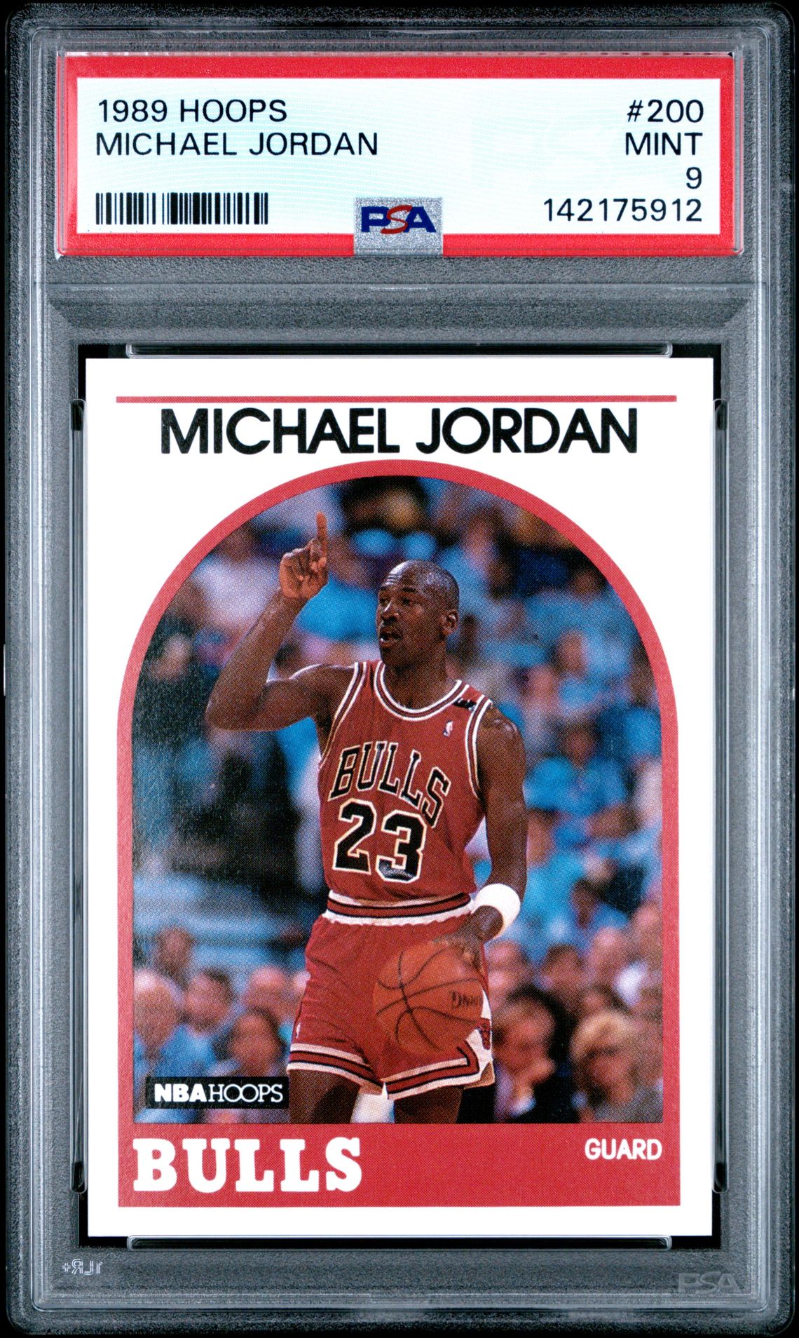 1989 Hoops Michael Jordan #200 Mint 9 front