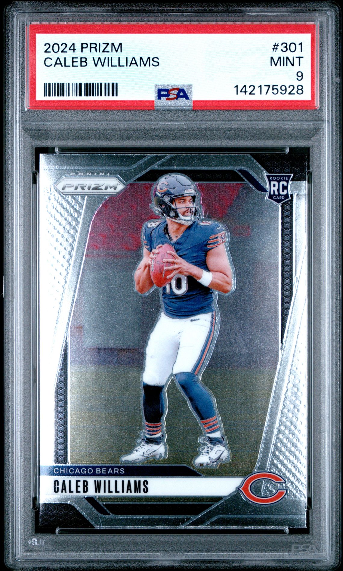 2024 Panini Prizm Caleb Williams #301 Mint 9 front