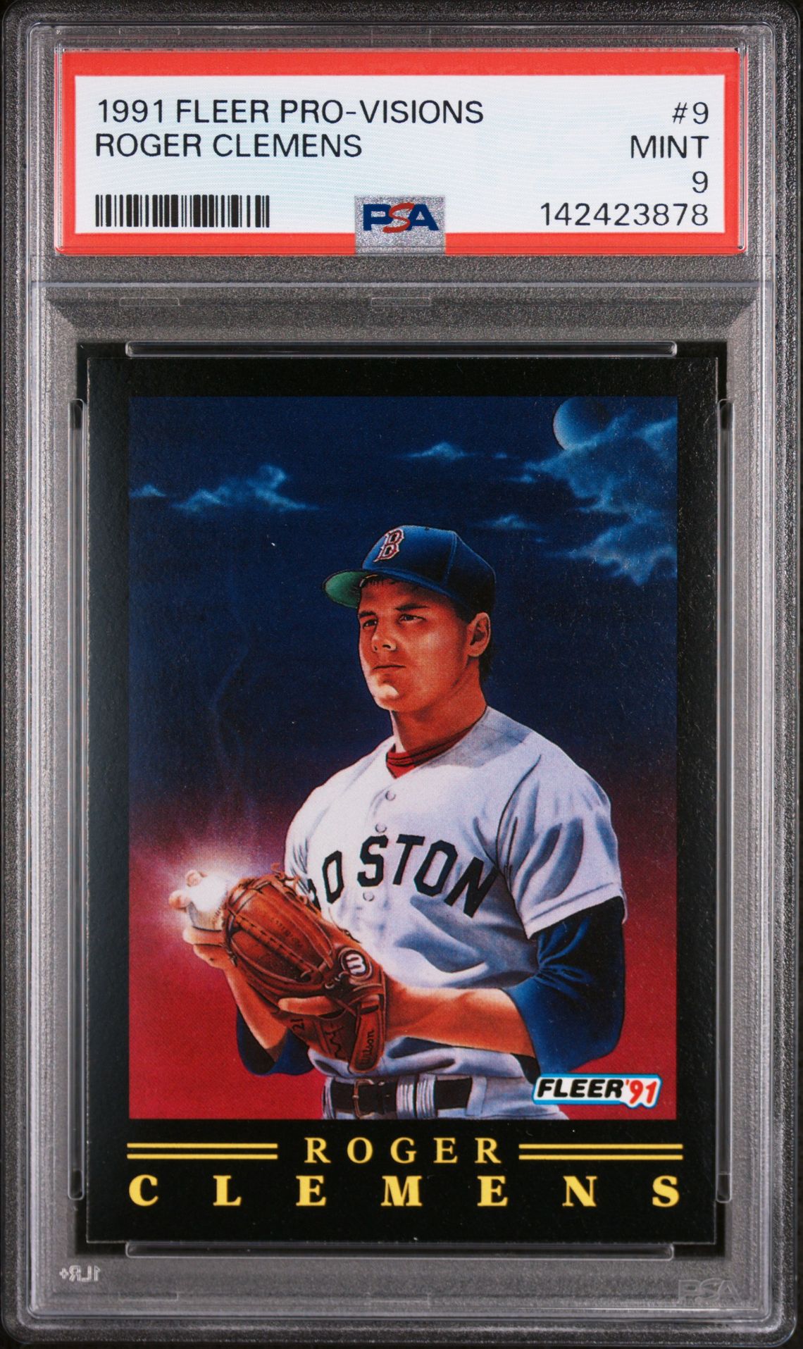 Fleer Roger Clemens front