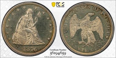 1876 20C PR63