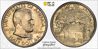 1922 50C Grant, with Star MS64