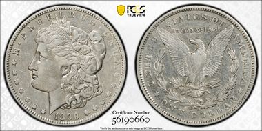 1899-O $1 VAM 32, Micro O XF40