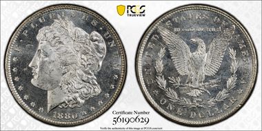 1880 $1 MS63PL