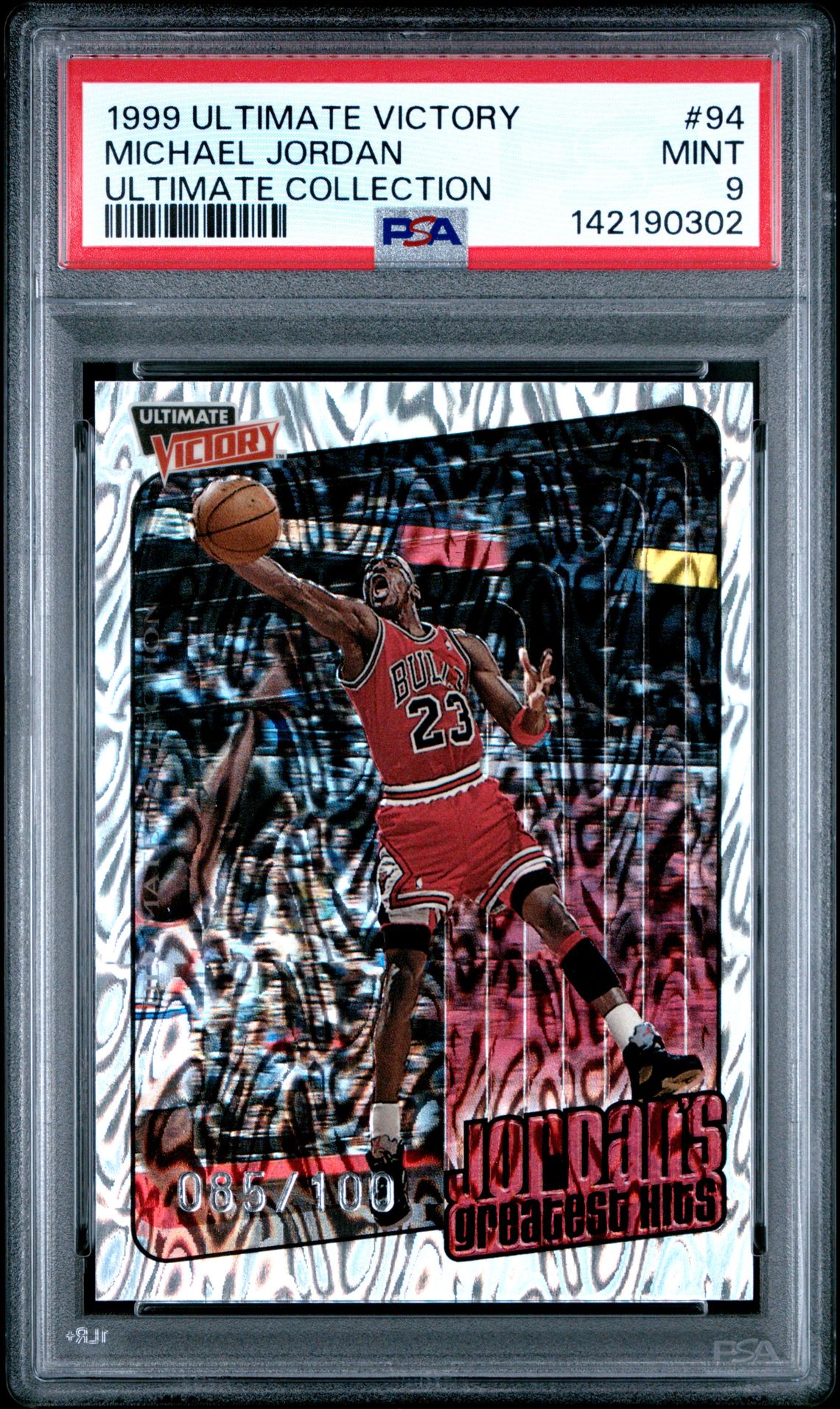 1999 Ultimate Victory Michael Jordan #94 (Ultimate Collection) Mint 9 front