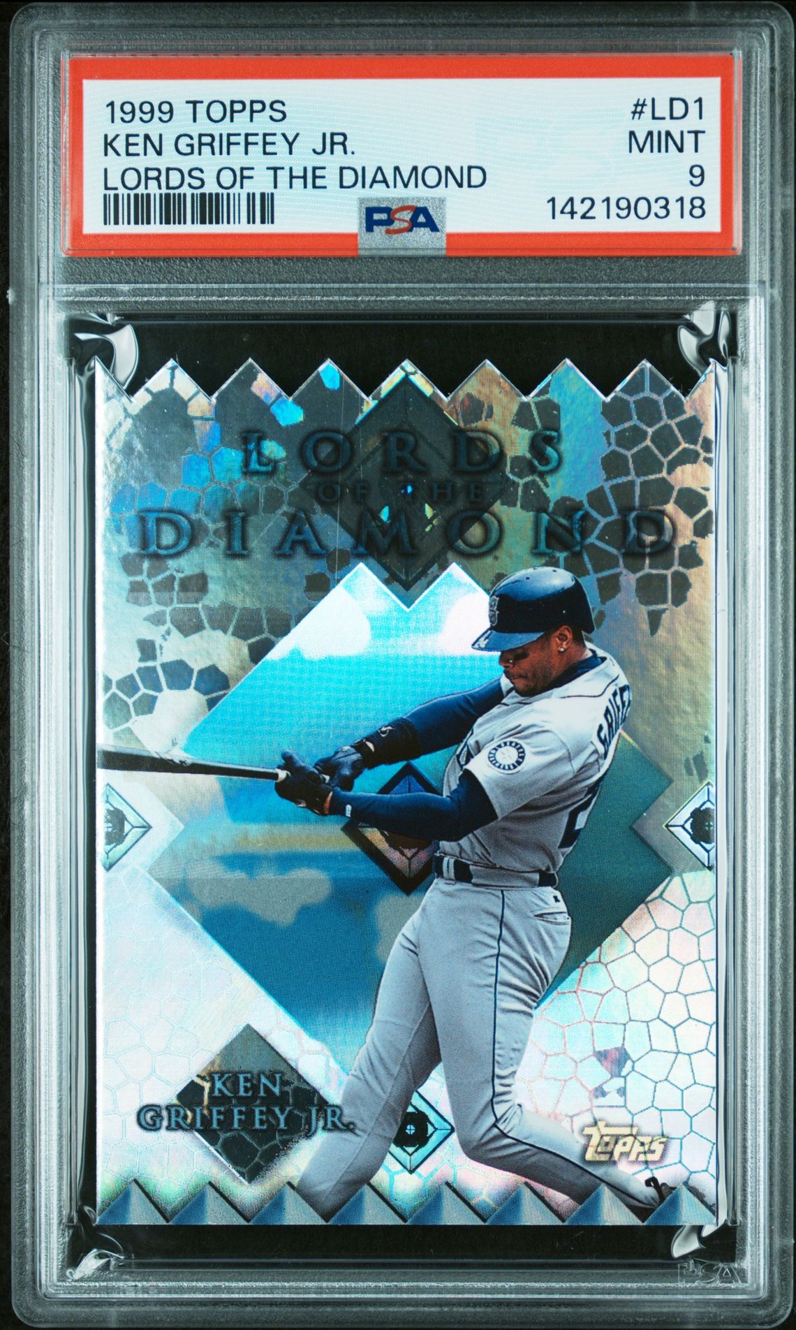 1999 Topps Lords Of The Diamond Ken Griffey Jr. #Ld1 (Lords Of The Diamond) Mint 9 front