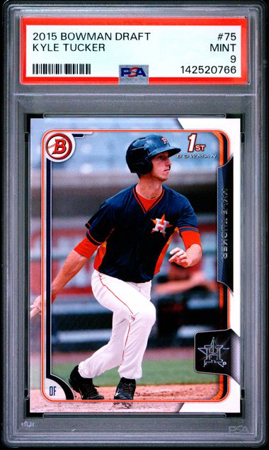 2015 Bowman Bowman Draft #75 Kyle Tucker front