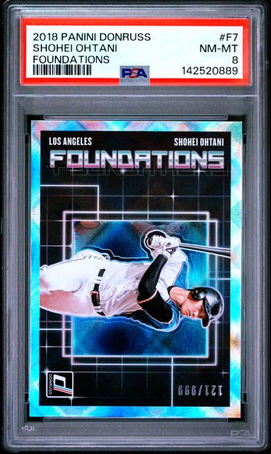 2018 Panini Donruss FOUNDATIONS #F7 Shohei Ohtani front