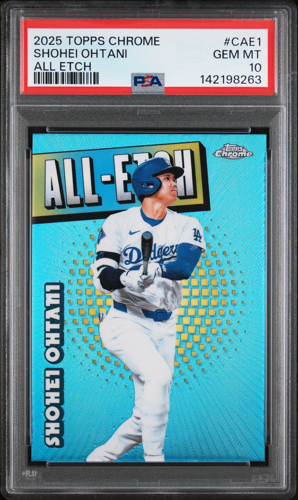 2025 Topps TOPPS CHROME ALL ETCH #CAE1 Shohei Ohtani front