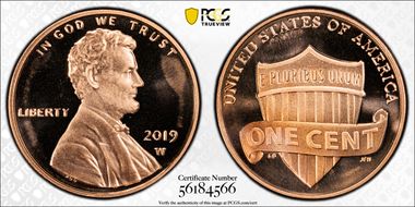 2019-W 1C Shield PR69DCAM