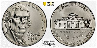 2020-W 5C Reverse Proof PR68