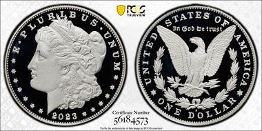 2023-S $1 Morgan Dollar PR70DCAM