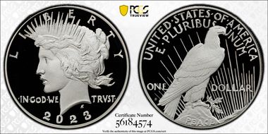 2023-S $1 Peace Dollar PR70DCAM
