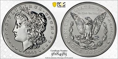 2024-S $1 Morgan Dollar Rev PR Two-Coin Reverse Proof Set PR69
