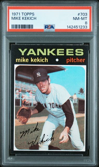 1971 Topps #703 Mike Kekich front