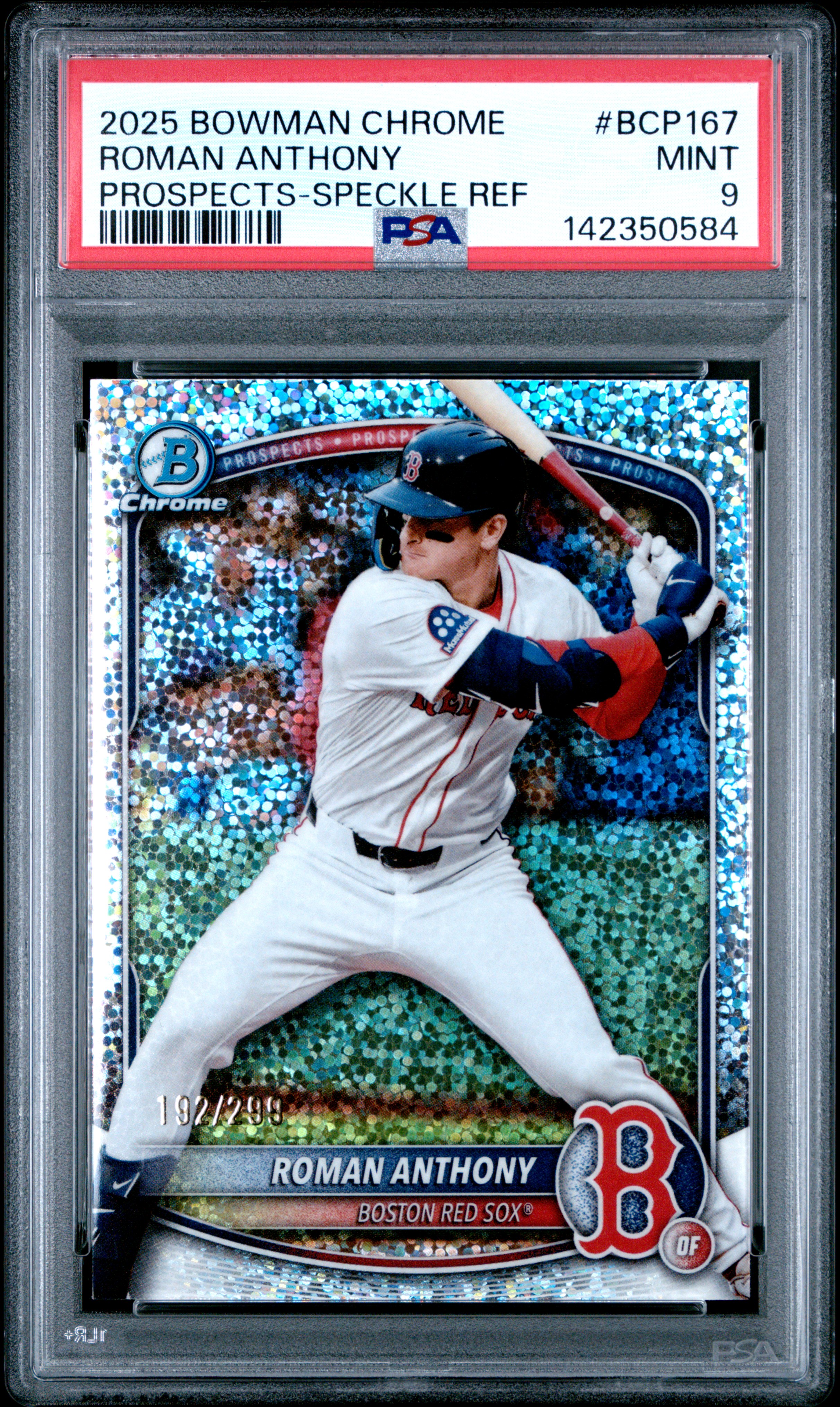2025 #BCP167 Roman Anthony PSA 9 Bowman Chrome Prospects
