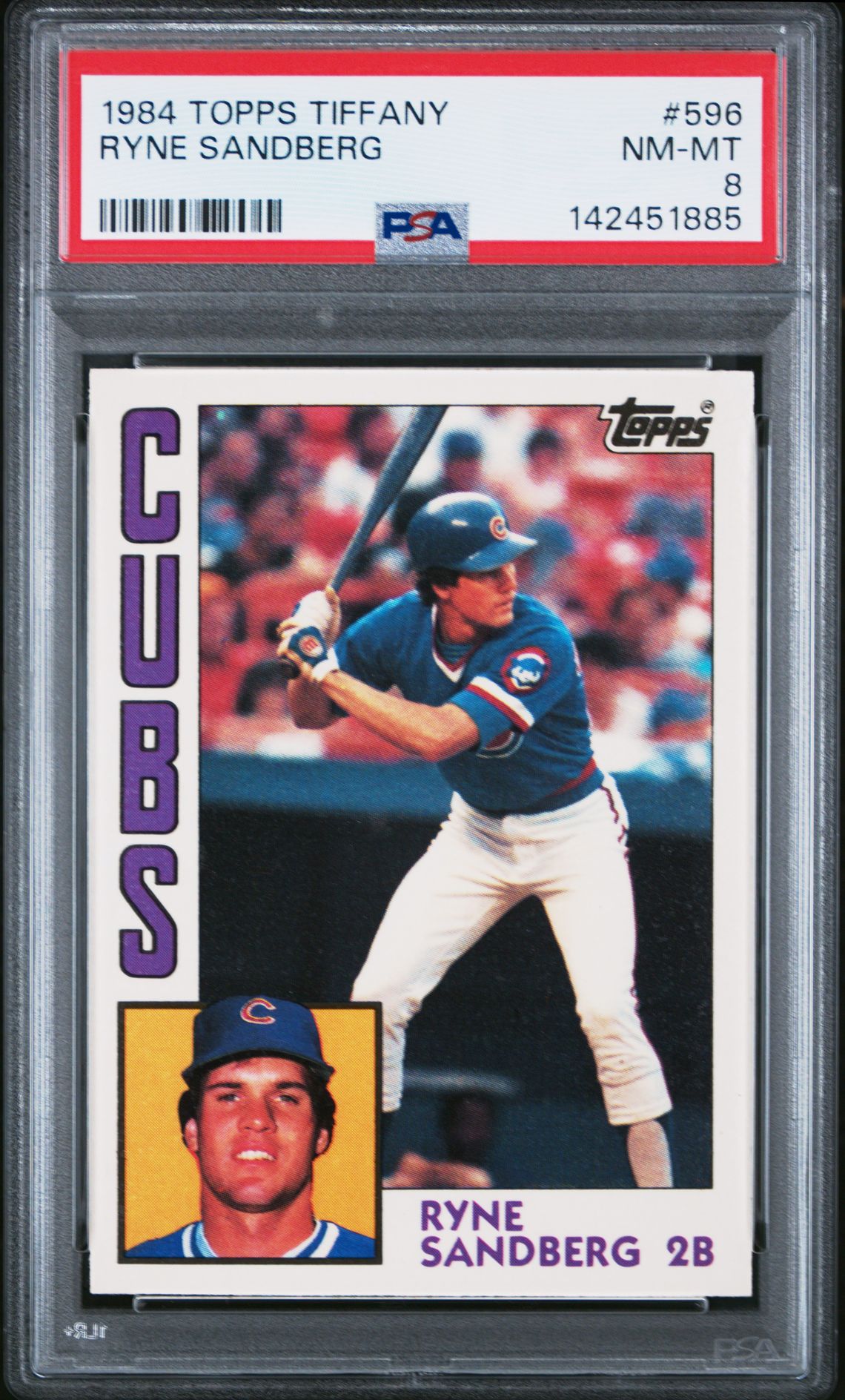 1984 Topps TOPPS TIFFANY #596 Ryne Sandberg front