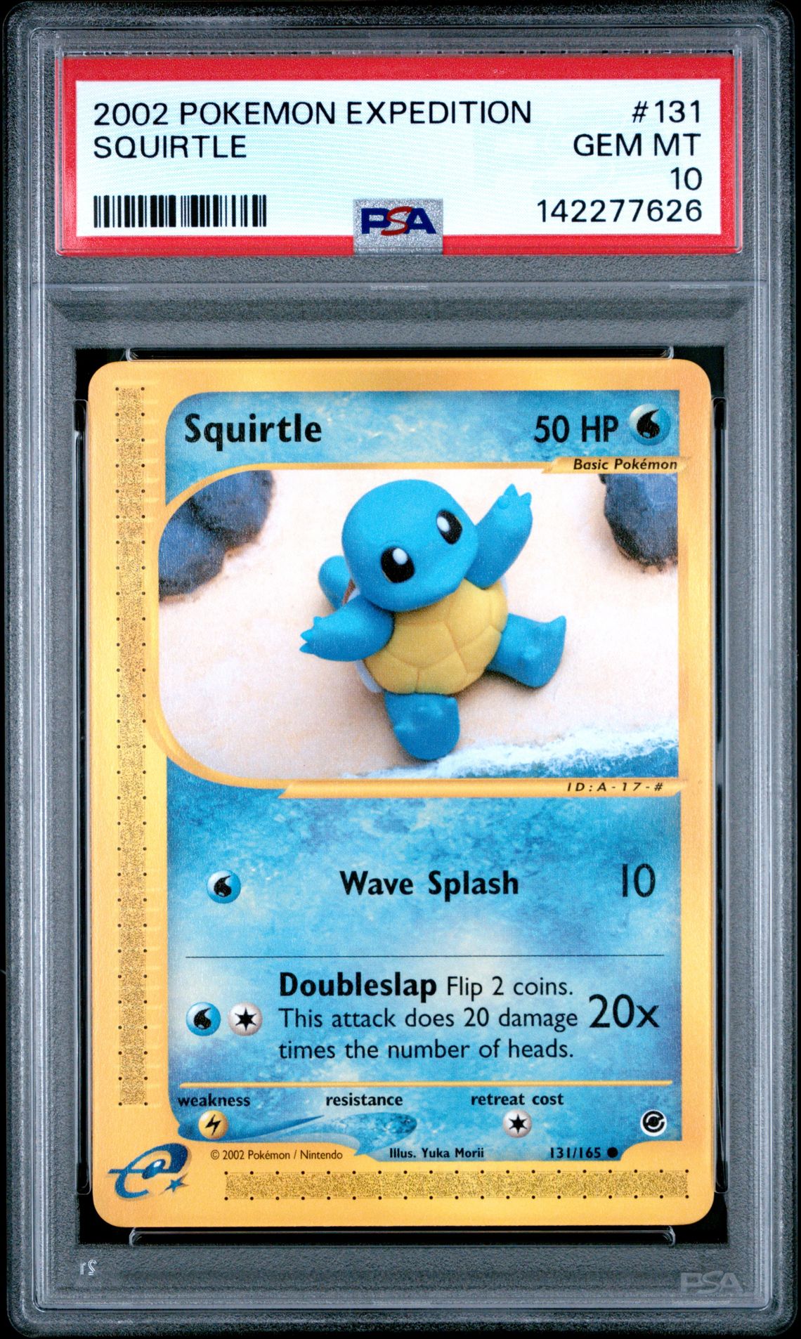 2002 Pokemon POKEMON EXPEDITION #131 Squirtle front