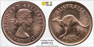 1964 (m) 1D MS65RD