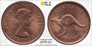 1964 (m) 1D MS65RD