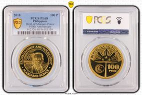 2018 100 P Birth of Mariano Ponce 100th Anniversary MS68