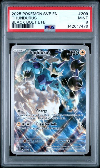 2025 Pokemon Black Star Promo Blackboltetb #209 Thundurus front