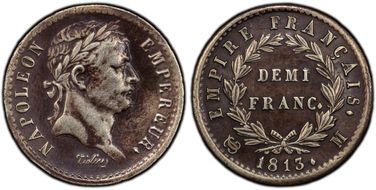 1813-M 1/2 Fr Gad-399 N1