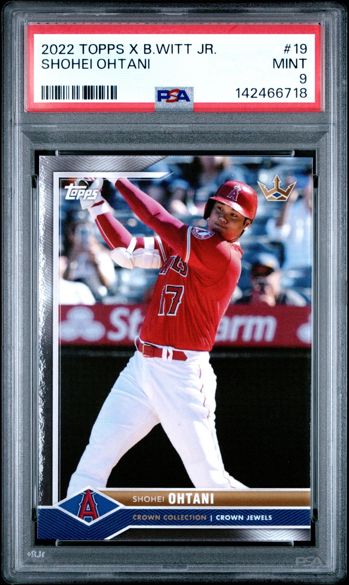 2022 Topps TOPPS X BOBBY WITT JR. CROWN COLLECTION #19 Shohei Ohtani front