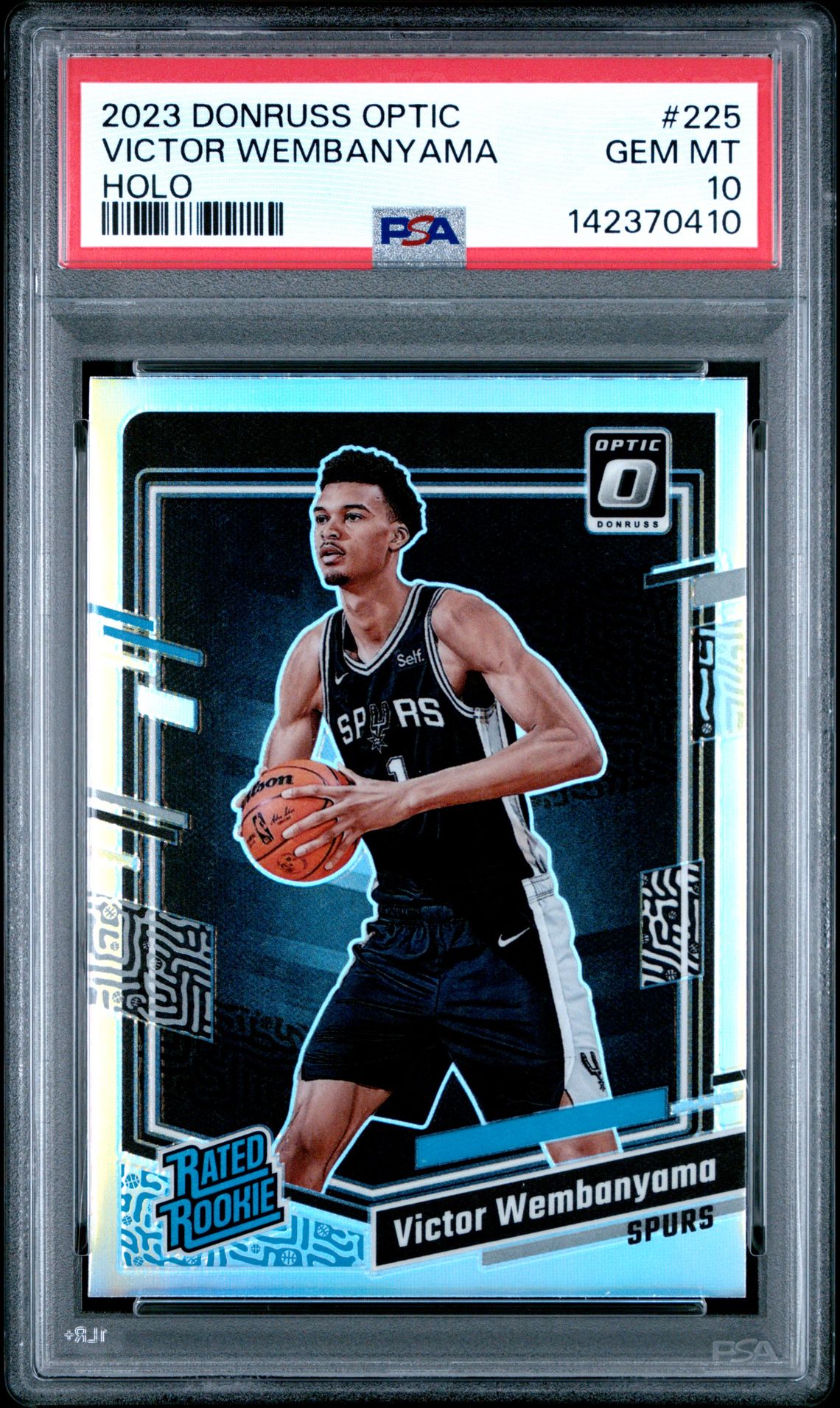 2023 Panini PANINI DONRUSS OPTIC HOLO #225 Victor Wembanyama front
