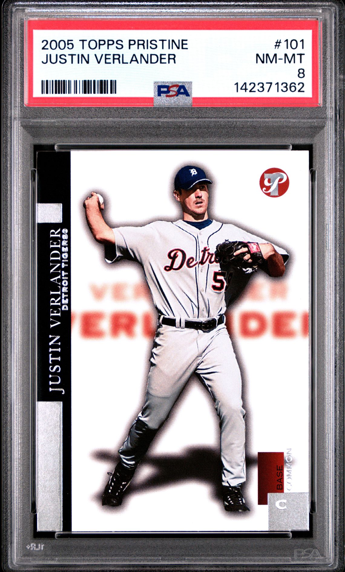 2005 Topps TOPPS PRISTINE #101 Justin Verlander front