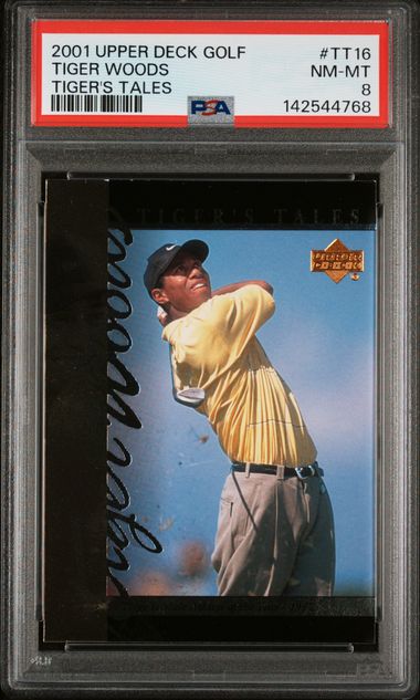 2001 Upper Deck UPPER DECK TIGER'S TALES #TT16 Tiger Woods front