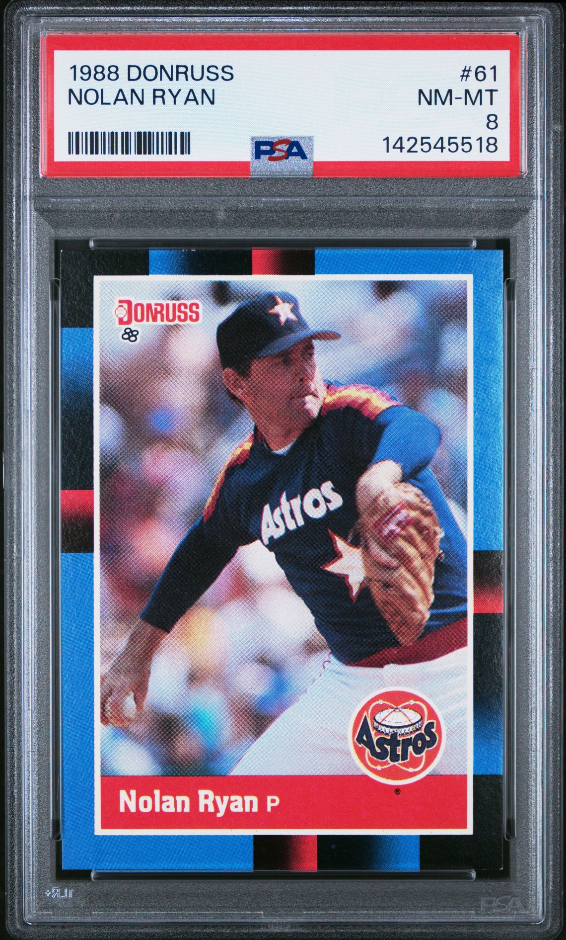 1988 Donruss Nolan Ryan #61 Nm-Mt 8 front