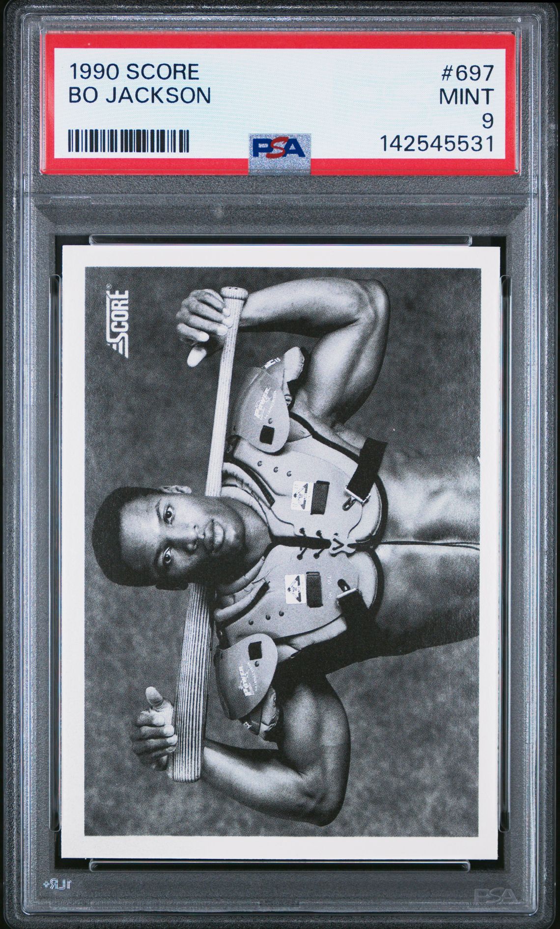 1990 Score Bo Jackson #697 Mint 9 front