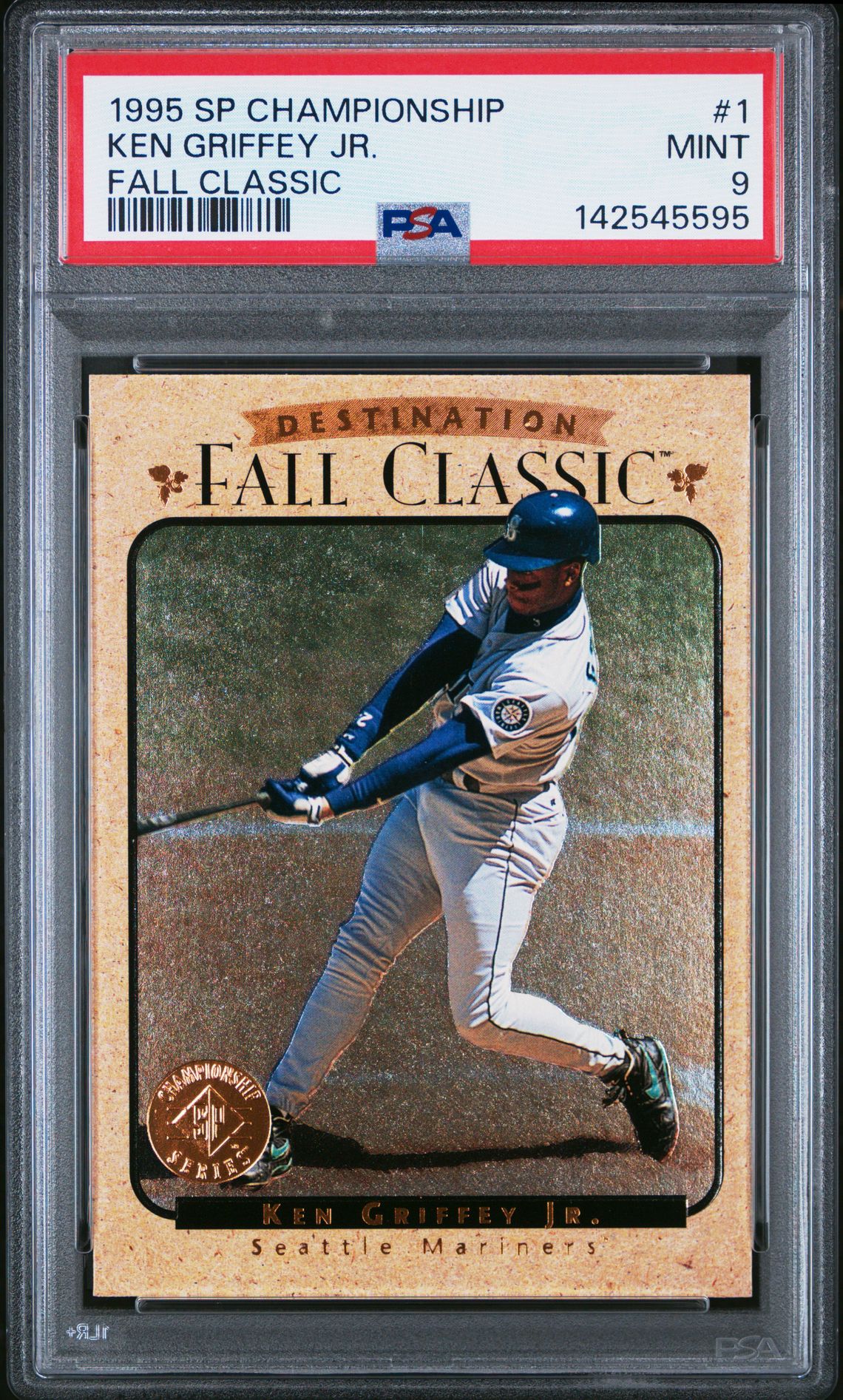 1995 Sp Championship Fall Classic Ken Griffey Jr. #1 (Fall Classic) Mint 9 front