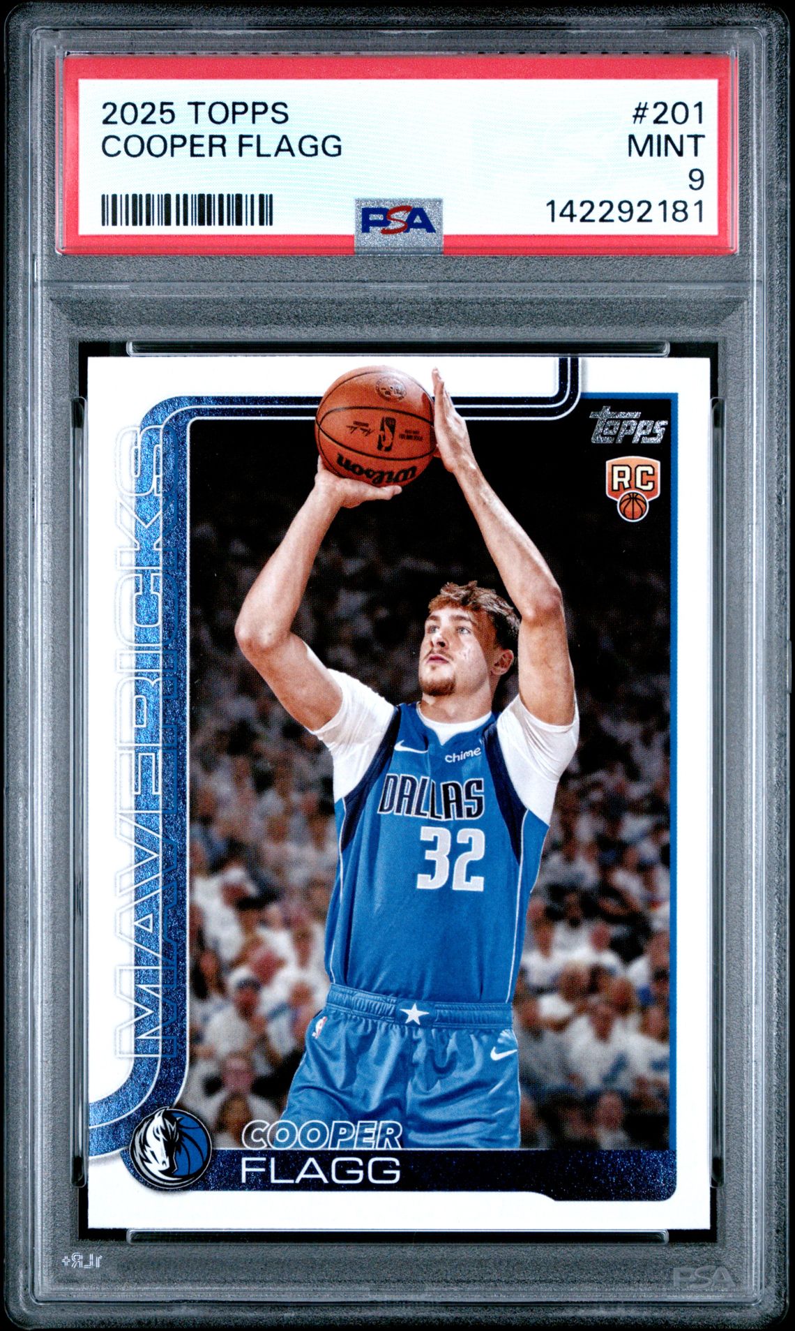 2025 Topps Cooper Flagg #201 Mint 9 front