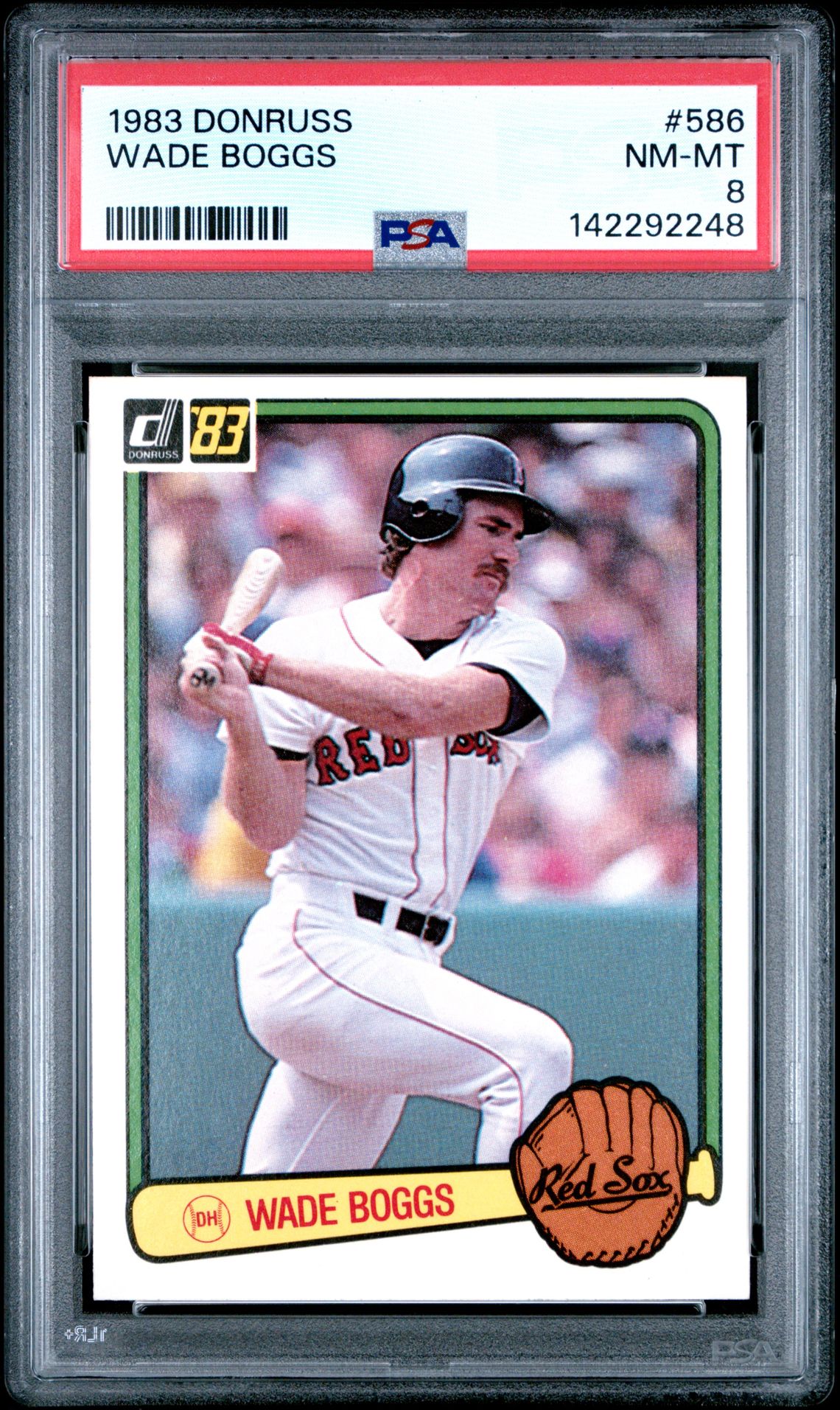 1983 Donruss Wade Boggs #586 Nm-Mt 8 front