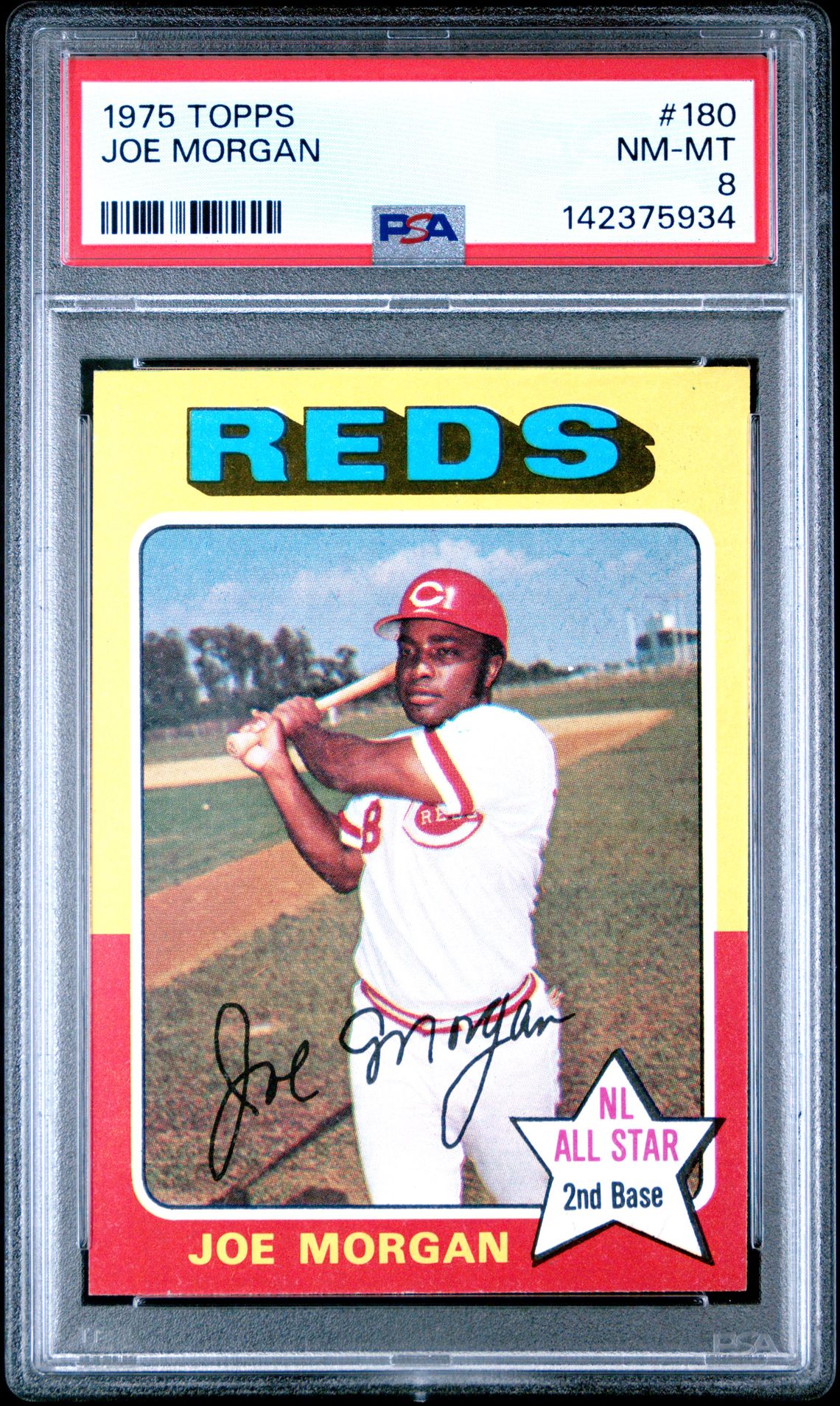1975 Topps Joe Morgan #180 Nm-Mt 8 front