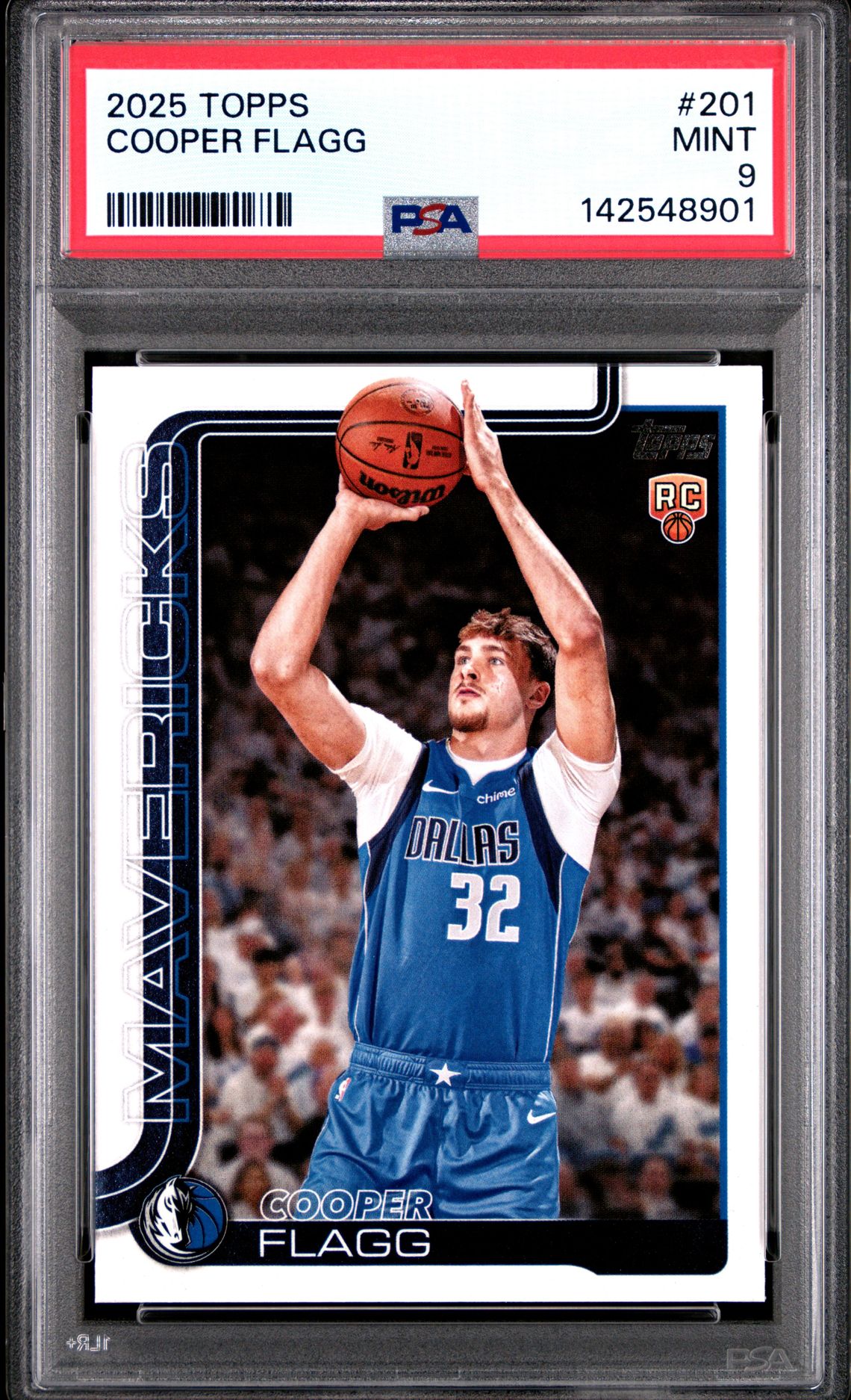 2025 Topps Cooper Flagg #201 Mint 9 front